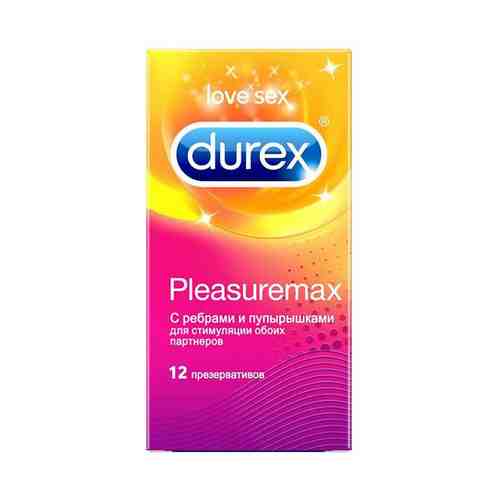 Презервативы Durex Pleasuremax с ребрами и пупырышками 12 шт