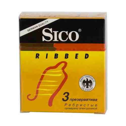 Презервативы Sico Ribbed ребристые 3 шт