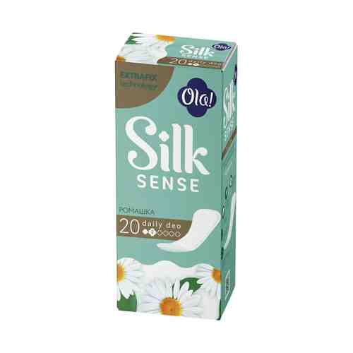 Прокладки ежедневные Ola! Silk Sense ромашка 20 шт