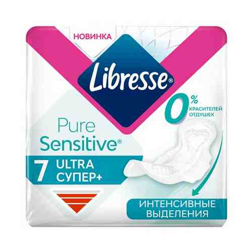 Прокладки гигиенические Libresse Pure Sensitive Ultra Супер+ 7 шт