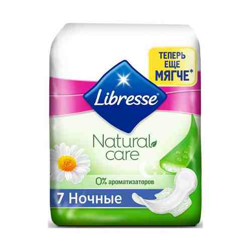 Прокладки Libresse Natural Care Maxi Goodnight 7 шт