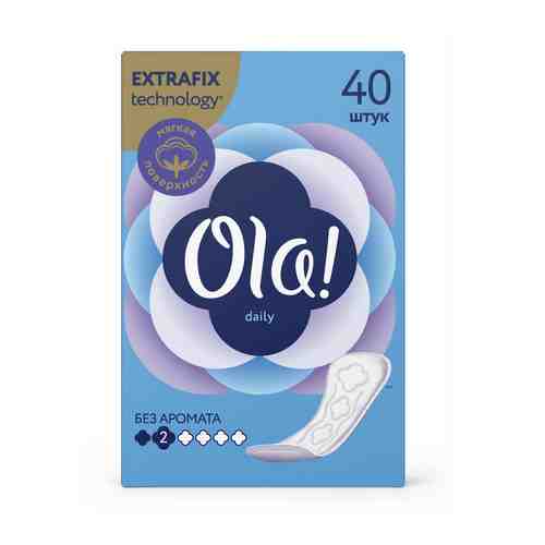 Прокладки Ola! Daily ежедневные без аромата 40 шт