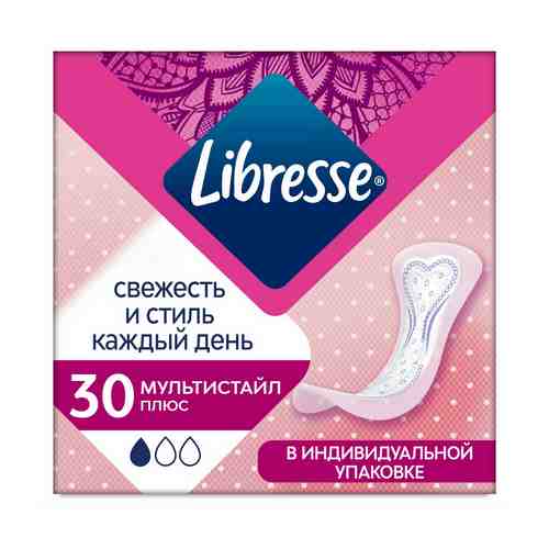 Прокладки женские Libresse Dailyfresh Plus Multistyle ежедневные 30 шт