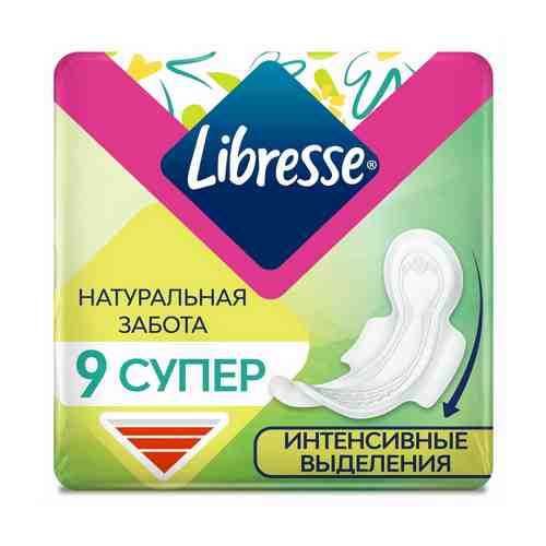 Прокладки женские Libresse Natural Care Ultra Super 9 шт