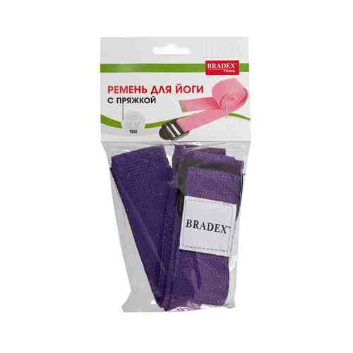 Ремешок для йоги Bradex фиолетовый
