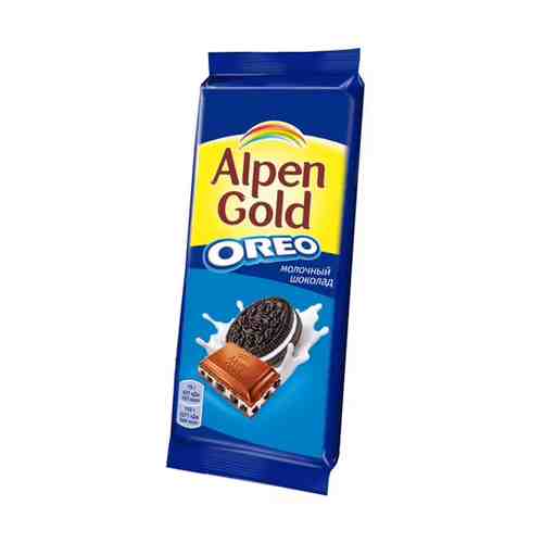 Шоколад Alpen Gold Oreo молочный ваниль и печенье 90 г