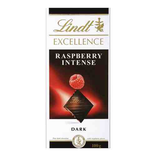 Шоколад Lindt Excellence темный с кусочками малины 100 г