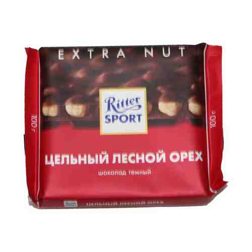 Шоколад Ritter Sport темный с цельным лесным орехом 100 г