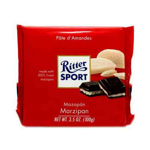 Шоколад Ritter Sport темный с марципаном 100 г