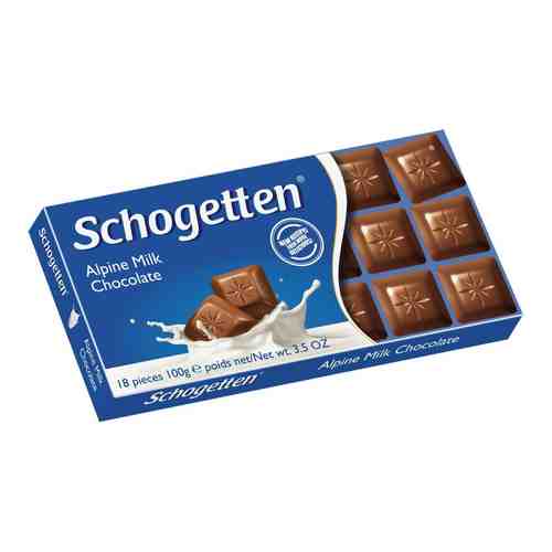 Шоколад Schogetten Alpine Milk молочный шоколад 100 г