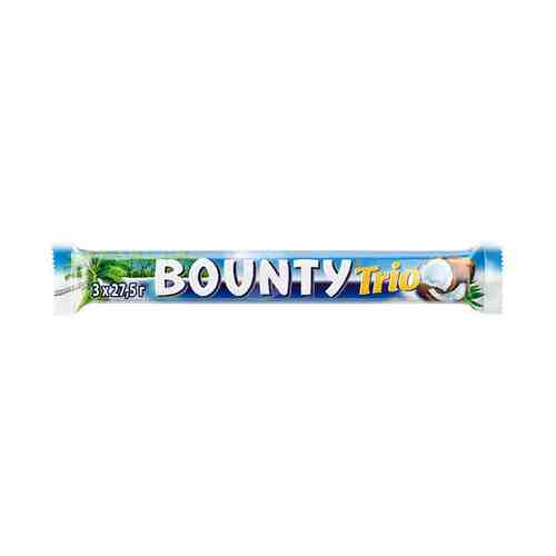 Шоколадный батончик Bounty Trio 82,5 г