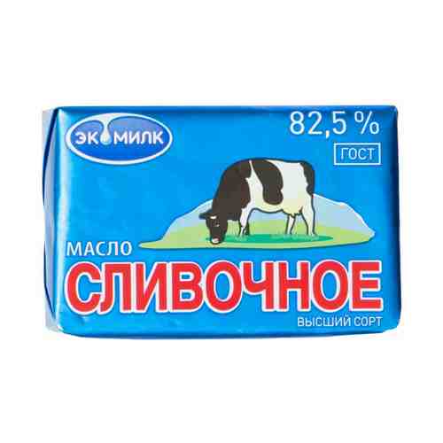 Сладкосливочное масло Экомилк 82,5% БЗМЖ 100 г