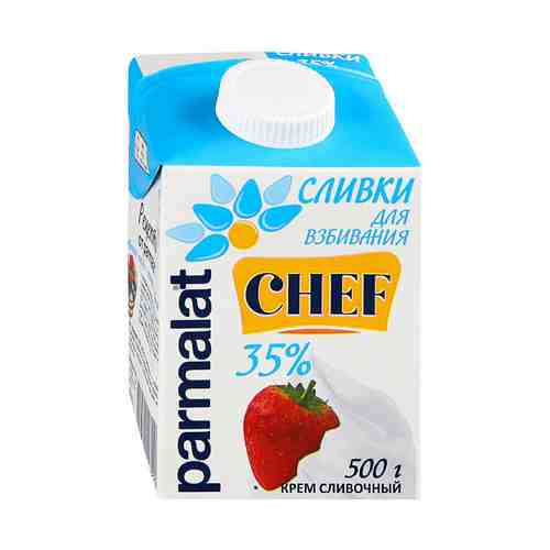 Сливки для взбивания Parmalat Chef ультрапастеризованные 35% 500 мл
