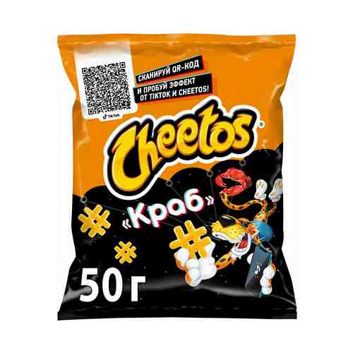 Снеки кукурузные Cheetos краб 50 г