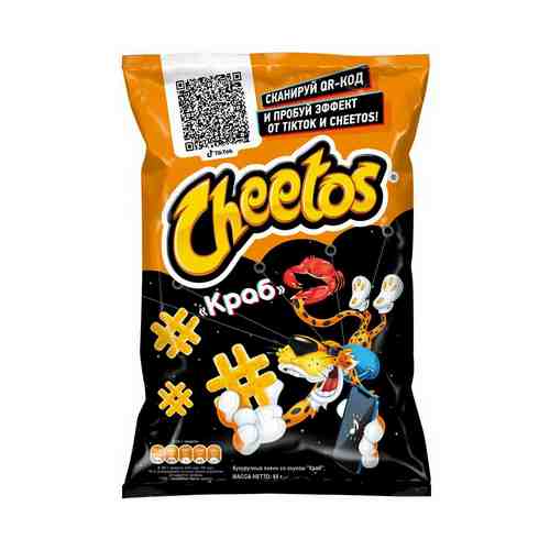 Снеки кукурузные Cheetos краб 85 г