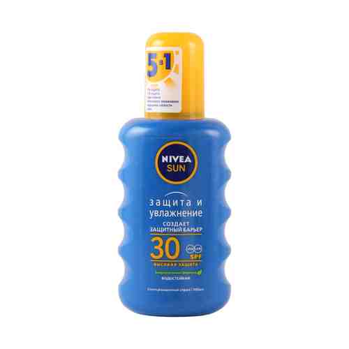 Солнцезащитный спрей Nivea Защита и увлажнение SPF 30 200 мл