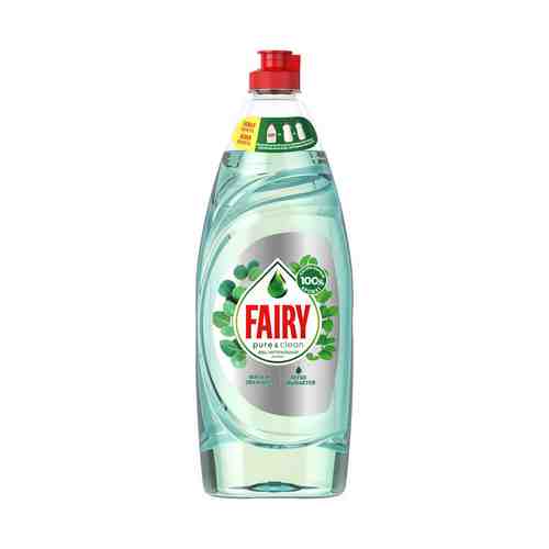 Средство Fairy Pure Clean мята и эвкалипт для мытья посуды 650 мл