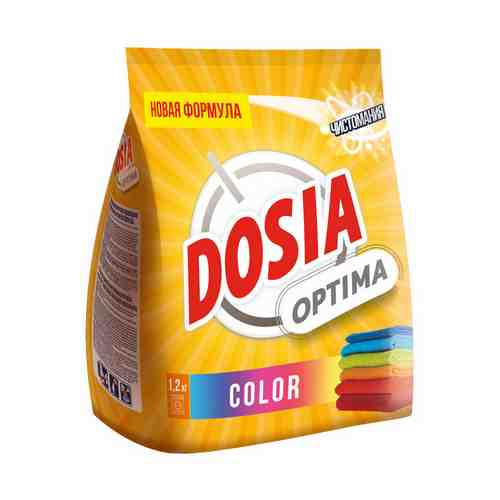 Стиральный порошок Dosia Optima Color автомат для цветного белья 1,2 кг