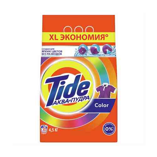 Стиральный порошок Tide Color Аквапудра автомат для цветного белья 4,5 кг