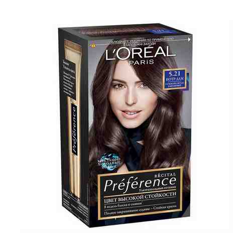 Стойкая крем-краска для волос L'Oreal Paris Preference Нотр-Дам оттенок 5.21 174