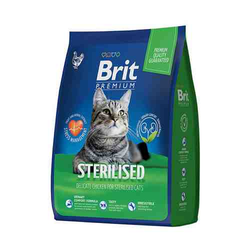 Сухой корм Brit Premium для стерилизованных кошек 800 г