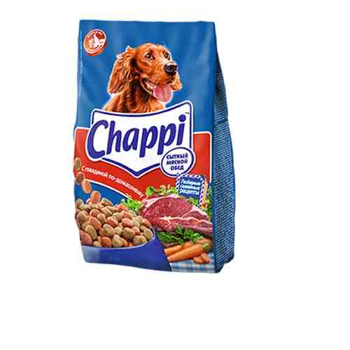Сухой корм Chappi с говядиной по-домашнему Сытный мясной обед для собак 15 кг