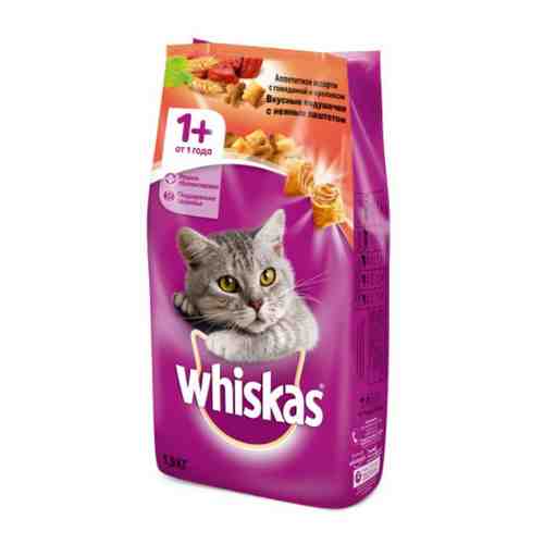 Сухой корм Whiskas с говядиной и кроликом Вкусные подушечки для кошек 1,9 кг