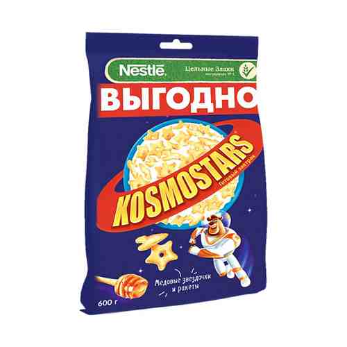 Сухой завтрак фигурный Kosmostars из цельной кукурузы 600 г