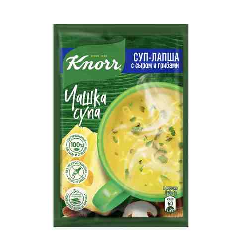 Суп-лапша Knorr Чашка Супа с сыром и грибами быстрого приготовления 15,5 г