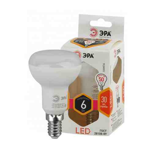 Светодиодная лампа Эра E14 6 Вт