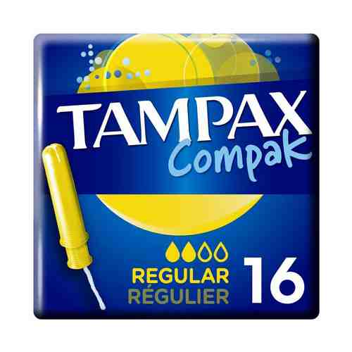 Тампоны Tampax Compak Regular 16 шт