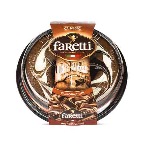 Торт Faretti бисквитный шоколадный 400 г