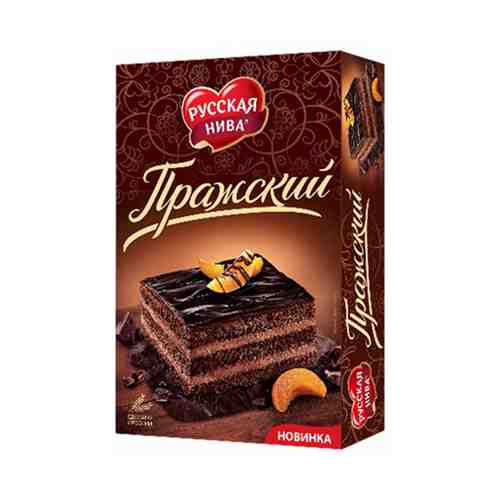 Торт Русская Нива Пражский бисквитный 400 г