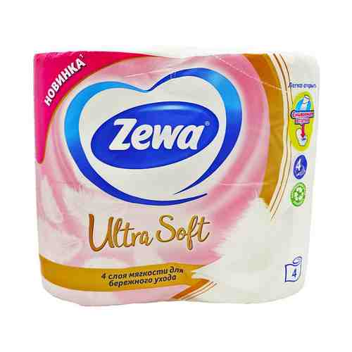 Туалетная бумага Zewa Ultra Soft 4 шт