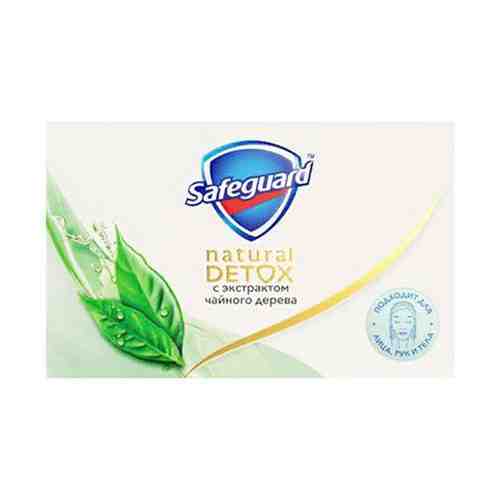 Туалетное мыло Safeguard Natural Detox с экстрактом чайного дерева 110 г