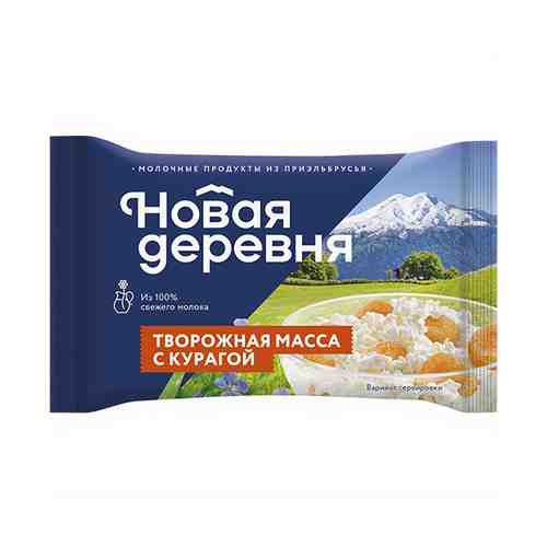 Творожная масса Новая Деревня с курагой 15,5% 180 г