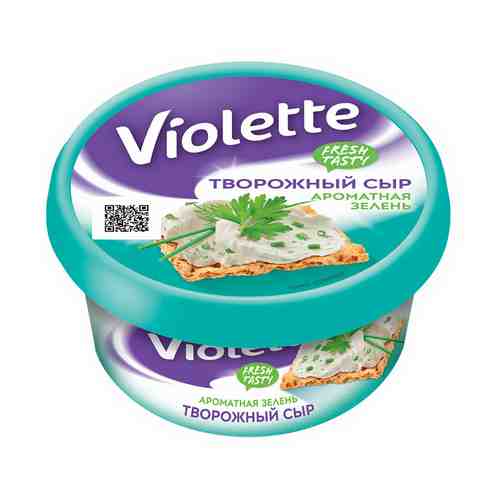 Творожный сыр Violette с ароматной зеленью 70% 140 г
