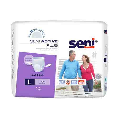 Урологические трусы Seni Active Plus впитывающие для взрослых L 10 шт