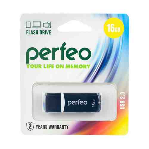 USB-флешка Perfeo C02 16 Гб черная
