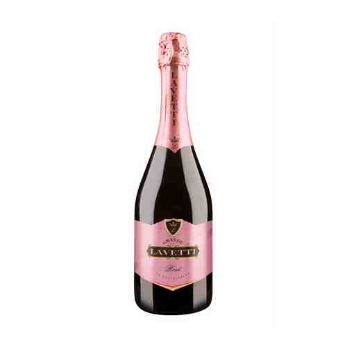 Винный напиток игристый Lavetti Rose розовый сладкий 8% 0,75 л Россия
