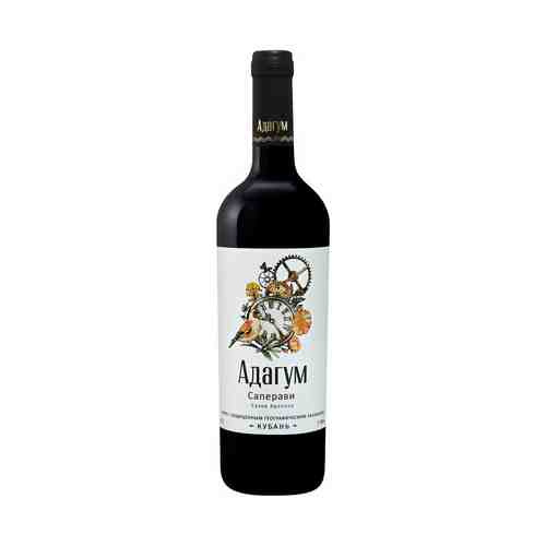 Вино Адагум Саперави красное сухое 12% 0,75 л