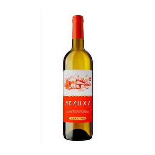 Вино Апацха белое полусладкое 11% 0,75 л