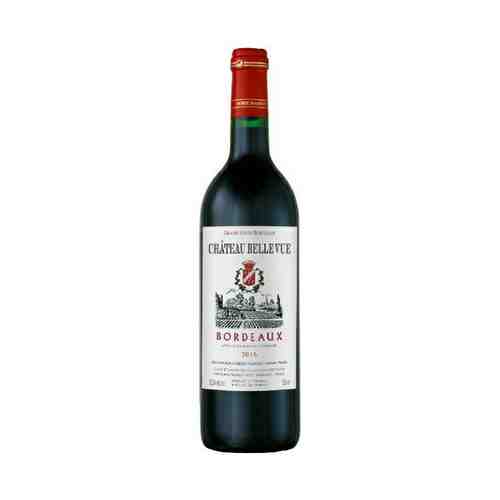 Вино Chateau Bellevue Rouge Bordeaux Superieur красное сухое 13% 0,75 л