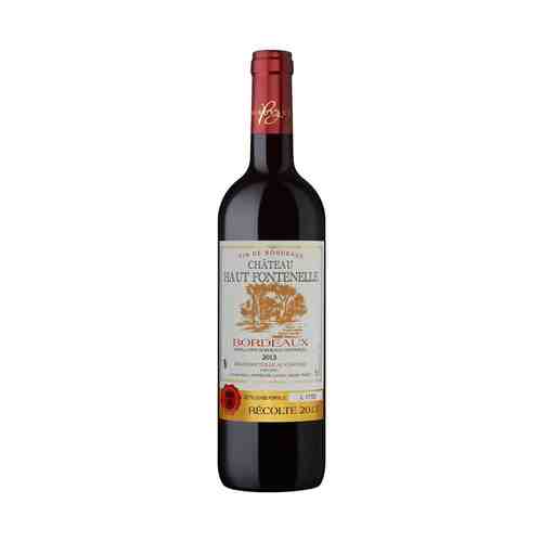 Вино Chateau Haut Fontenelle Bordeaux красное сухое 13,5% 0,75 л