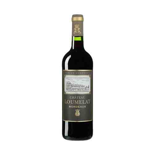 Вино Chateau Loumelat Rouge Bordeaux красное сухое 13,5% 0,75 л