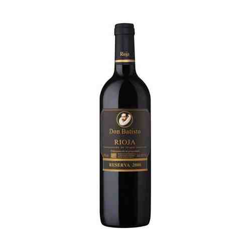 Вино Don Batisto Reserva Rioja красное сухое 13% 0,75 л