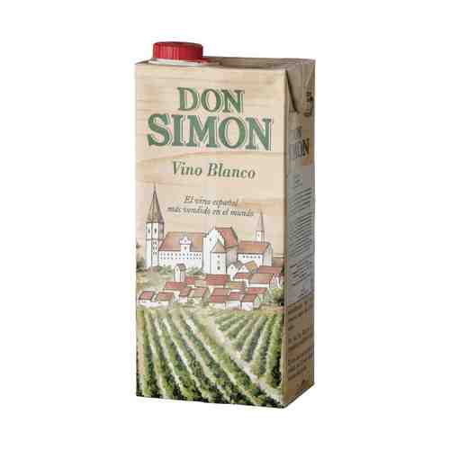 Вино Don Simon белое сухое 11% 1 л