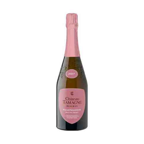 Вино игристое Chateau Tamagne Reserve Extra Brut розовое сухое 13% 0,75 л