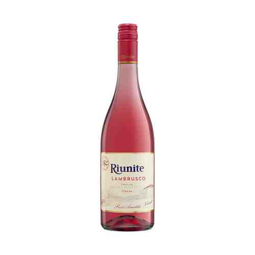 Вино игристое Riunite Lambrusco Rose Emilia розовое полусладкое 9,5% 0,75 л