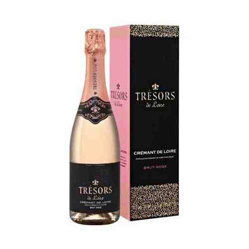 Вино игристое Tresors de Loire Cremant de Loire розовое брют 12% 0,75 л